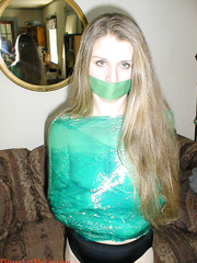 Lisa Wesley - green plastic wrap