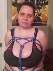 big breast bondage