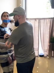 Paige tape gagged !