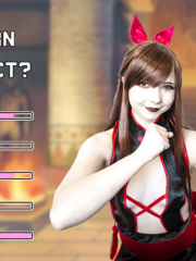 Cpatured Cosplayer Game Over.