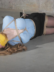 Blonde secretary tied up and gagged 13 Candle