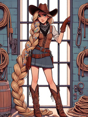 This gal will let down her hair ;)