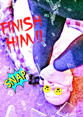 Feet neck snap finisher
