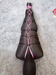 Silk bondage mummification