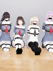 Captured girls