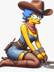 Marge Simpson Kinky Cowgirl
