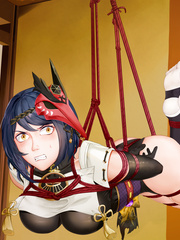 Genshin Impact Kujou Sara Bondage