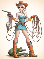 The Winter Rodeo Queen