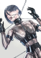 Fudou58 art: Latex bondage