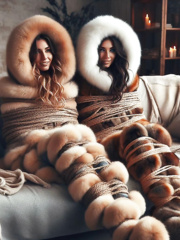fur blanket bondage