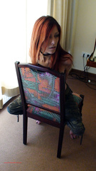 Redhead chairtied