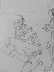 Sexy gloved woman handjob and chloroform