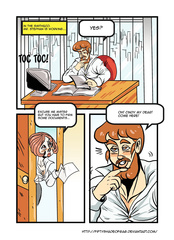 Cindy in Office Trouble
